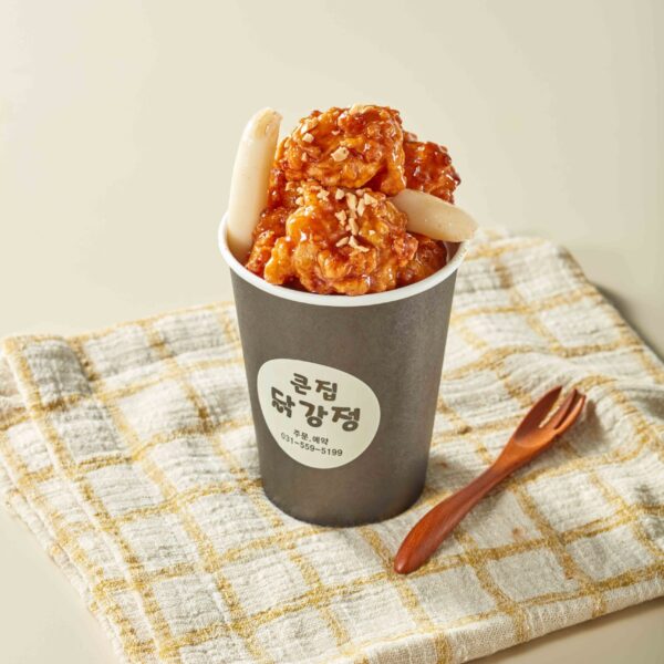 큰집닭강정 큰컵 닭강정